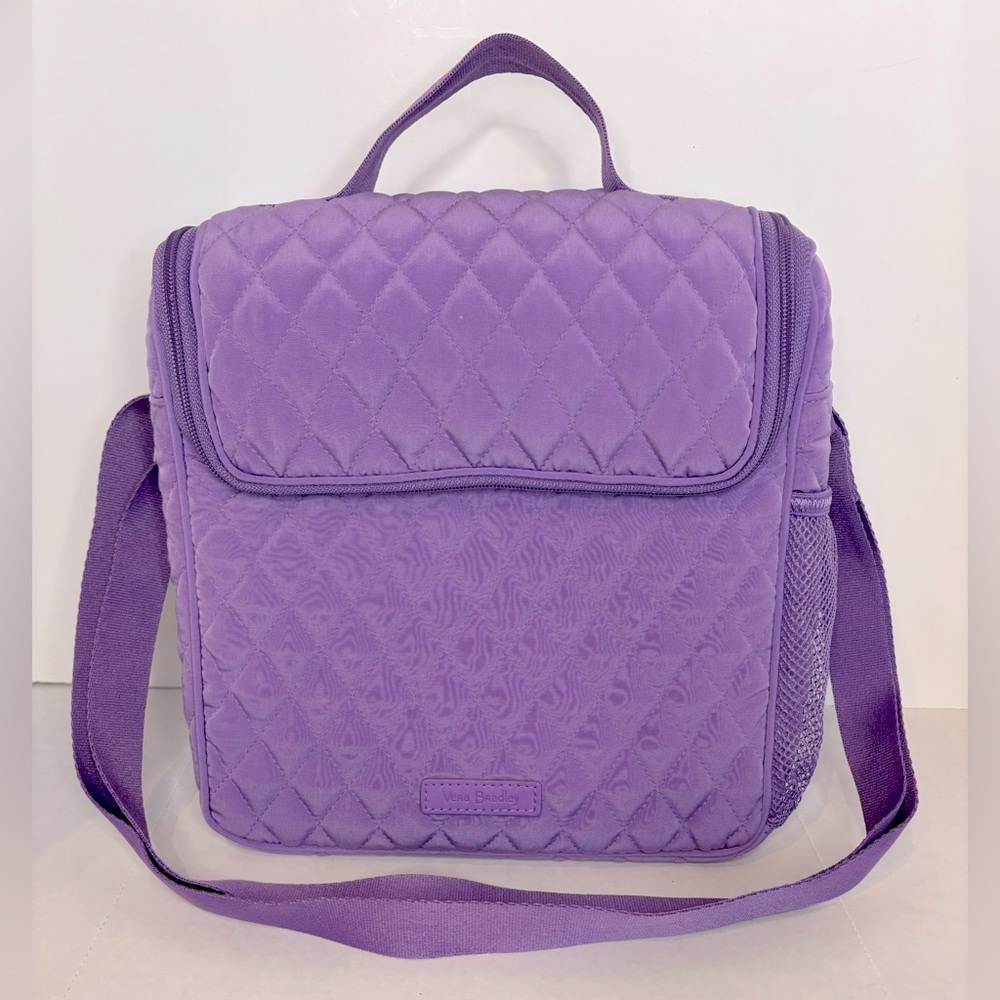 Vera Bradley Cotton Gabardine Lunch Crossbody Bag - Purple Rhapsody
